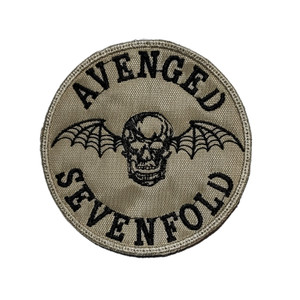 Avenged Sevenfold - Sand Bat Logo 3.2" Embroidered Patch