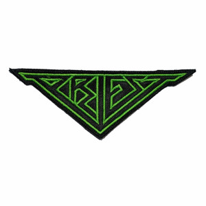 Priest - Green Logo 5.2x2" Embroidered Patch