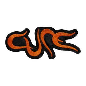 The Cure - Orange Wish Shape Logo 4.5x.2" Embroidered Patch