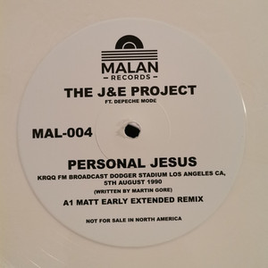 Matt Early Ft. Depeche Mode - Personal Jesus (White Vinyl) Lp * New
