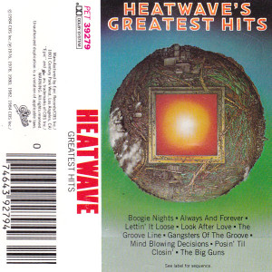 Heatwave - Heatwave'S Greatest Hits Vg+/Vg+ Tape *Used