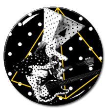 Angine de Poitrine - Khn Poitrine 2.25" Pin