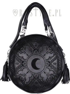Henna Black Round Bag