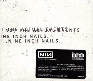 Nine Inch Nails - Not The Actual Events Digipack Cd *New