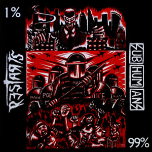 Subhumans; The Restarts - Split *White Vinyl 7" New