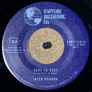 Jalen Ngonda - Here To Stay B-W If You Don'T Want My Love 7" New