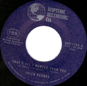 Jalen Ngonda - That'S All I Wanted From You B-W So Glad I Fou 7" New