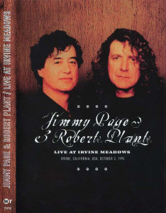 Jimmy Page & Robert Plant- Live At Irvine Meadows *Region 0  Dvd *Used