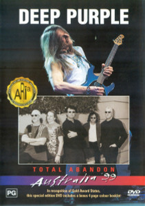 Deep Purple- Total Abandon Australia 99 *Region 0 Dvd *Used