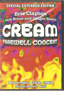 Cream- Farewell Concert *Region 0  Dvd *Used