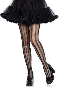Harlequin Black Net Tights