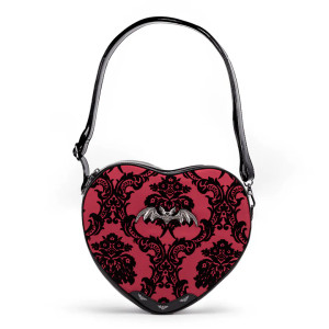 Damask Read Heart Shoulder Bag 