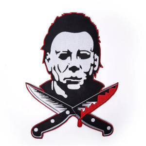 Michael Myers - Knives 12 x 8.75" Embroidered  Backpatch 