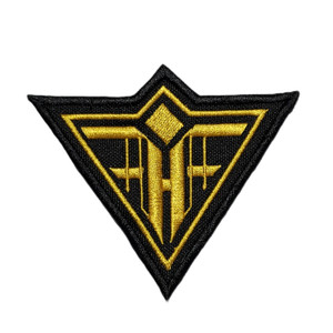 Feindflug - Gold Logo 4x3" Embroidered Patch