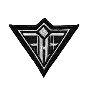 Feindflug - White Logo 4x3" Embroidered Patch