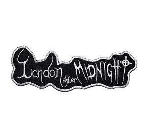 London After Midnight - White Logo 3.5x9.75" Embroidered Backpatch
