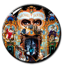 MJ - Dangerous 1" Pin