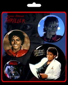 MJ - Thriller 4 Button Pack