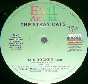 The Stray Cats* - I'M A Rocker Lp *Used
