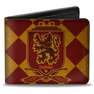 Harry Potter Gryffindor Shields Bi-Fold Wallet
