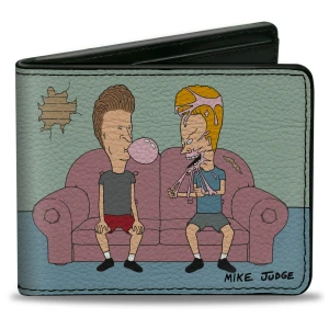 Beavis And Butt-Head Living Room Bi-Fold Wallet