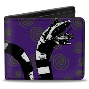 Beetlejuice Sandworm & Swirls Bi-Fold Wallet