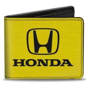 Honda Yellow Bi-Fold Wallet