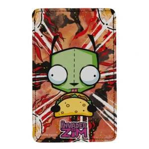 Invader Zim Gir Taco Wallet Id Card Holder