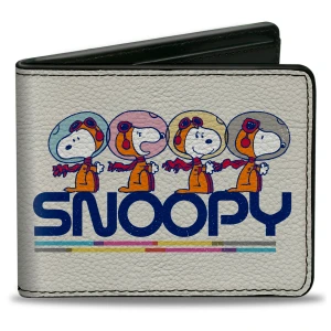 Peanuts Astronaut Snoopy Launch Bi-Fold Wallet