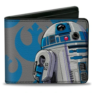 Star Wars R2-D2 Pose And Rebel Bi-Fold Wallet