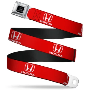 Honda Red Logo Seatbelt Belt 