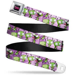 Invader Zim Zim Gir Seatbelt Belt -X LARGE