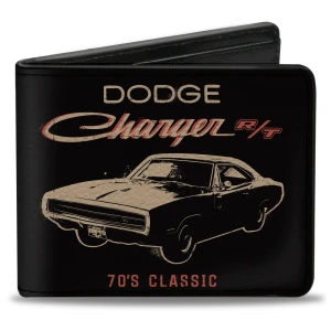 Dodge Charger R/T 70'S Bi-Fold Wallet