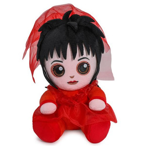 Beetlejuice - 8" Lydia Deetz In Red Wedding Dress Plush