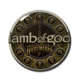 Lamb of God - Hourglass 1" Pin
