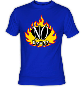 No Doubt "Fire" Blue T-shirt