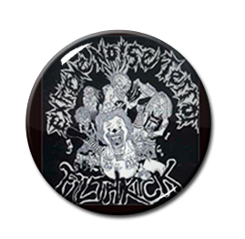 Extreme Noise Terror - Filthkick 1" Pin