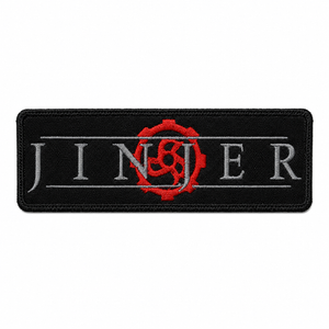 Jinjer - Red Gear Logo 5x1.7" Embroidered Logo