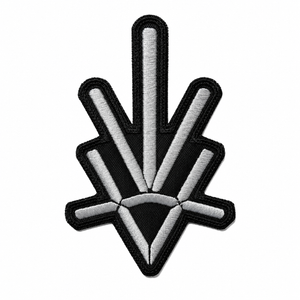 The Amity Affliction - Shape White Logo 4x2.5" Embroidered Patch