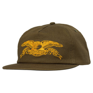 Anti-Hero Basic Eagle  Brown & Orange Snapback Hat