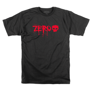 Zero Skateboards Blood Black T-Shirt