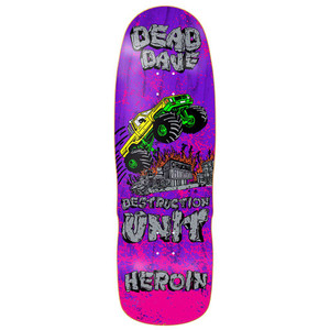 Heroin Dead Dave Knock Off shaped Deck 10"