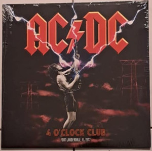 AC/DC - 4 O'Clock Club Fort Lauderdale 1977  LP *NEW