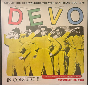 Devo - Live At The Old Waldorf 1978  LP *NEW