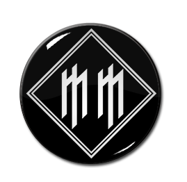 Marilyn Manson - M M 1" Pin