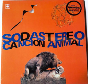Soda Stereo - Cancion Animal * Clear Vinyl Ltd Edition LP *NEW