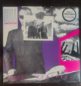 Soda Stereo - Nada Personal * Clear Vinyl Ltd Edition LP *NEW