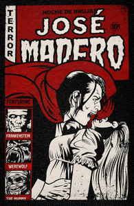 Jose Madero - Noche de Brujas 14x12.5" Printed Backpatch