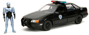 Robocop - 86 Ford Taurus Chrome 1:24 Die Cast