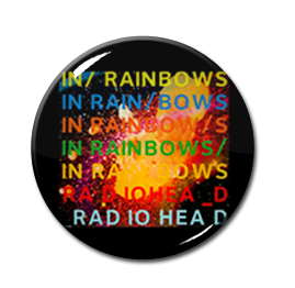 Radiohead - In Rainbows 1" Pin